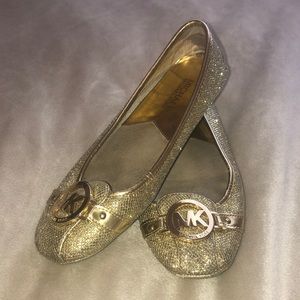✨ Gold Michael Kors Flats ✨